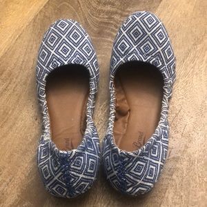 Patterned blues: LuckyBrand shoes